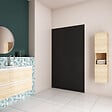 AICA SANITAIRE - AICA Panneau mural de douche noir 100x210cm avec les profiles de finition NOIRPanneaux muraux salle de bain habillage mural aluminium - vignette