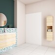 AICA SANITAIRE - AICA Panneau mural de douche blanc 90x210cm avec les profiles de finition BLANCPanneaux muraux salle de bain habillage mural aluminium - vignette