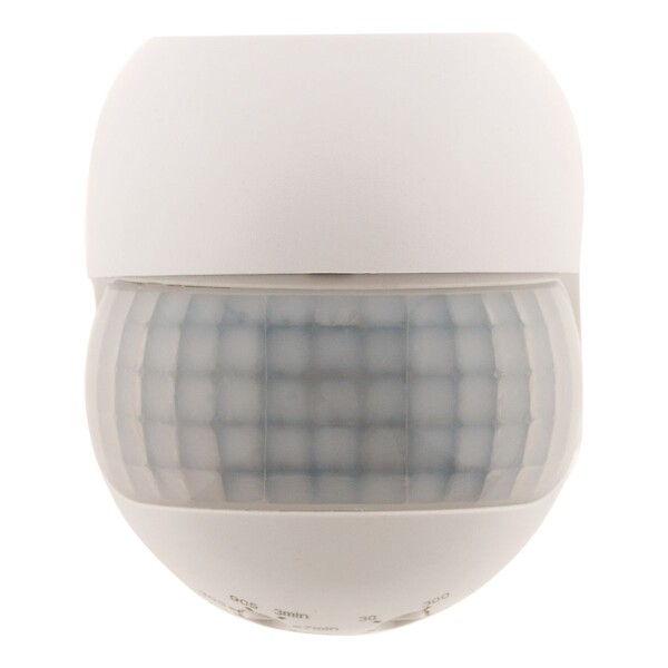 ELEXITY - Détecteur de mouvement orientable et compact int/ext IP44 - Blanc - Zenitech - large