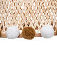 ATMOSPHERA - Suspension bambou avec pompons - Multicolore - E27 - vignette