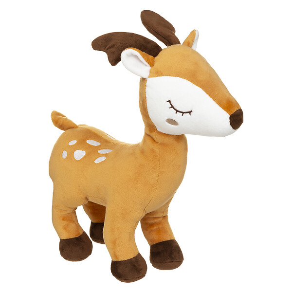 ATMOSPHERA - Peluche cerf en polyester - Marron caramel - Hauteur 35cm - large