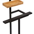 5 FIVE SIMPLY SMART - Valet de chambre mtl/bambou - Noir - H.114,2xL.44,8xP.22,2cm - vignette
