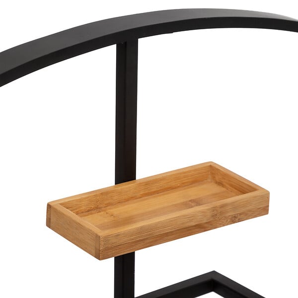 5 FIVE SIMPLY SMART - Valet de chambre mtl/bambou - Noir - H.114,2xL.44,8xP.22,2cm - large