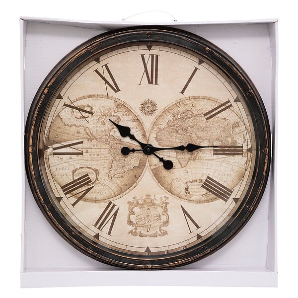 ATMOSPHERA - Horloge plast monde tomy d51 - large