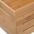 5 FIVE SIMPLY SMART - Panier de rangement en bambou plein - Brun - L.31xl.31cm - vignette