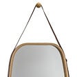 5 FIVE SIMPLY SMART - Miroir mural ovale bambou - Marron - H.77xL.43cm - vignette