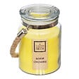 ATMOSPHERA - Bougie parfumée verre citronnelle Jaune 500g - vignette