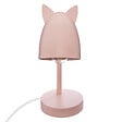 ATMOSPHERA - Lampe à poser enfant chat - Métal rose - 31cm - vignette
