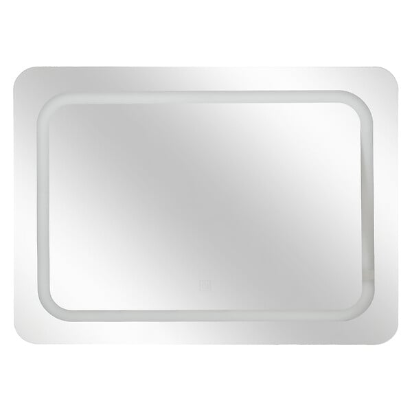 5FIVE - Miroir mural LED rectangulaire - Argent - 64x48cm - large