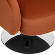 ATMOSPHERA - Fauteuil pivotant velours Edith - Ambre - vignette
