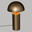 ATMOSPHERA - Lampe à poser LED - Métal doré - Champi Ulysse - 400lm - vignette