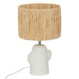 ATMOSPHERA - Lampe à poser - Céramique - Raia - Blanc Naturel - 42cm - vignette