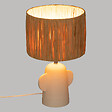 ATMOSPHERA - Lampe à poser - Céramique - Raia - Blanc Naturel - 42cm - vignette