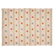 ATMOSPHERA - Tapis coton rectangulaire Arlequin - Multicolore - 120x170cm - vignette