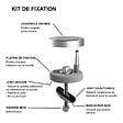 BEMIS - Abattant déclipsable frein de chute plastique thermodur Click & clean anthracite - vignette