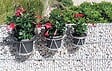 CENTRALE BRICO - Porte-pots soucoupe crochet - 16-18 cm - blanc - vignette