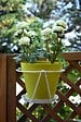 CENTRALE BRICO - Porte-pots soucoupe crochet - 20-22 cm - blanc - vignette