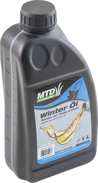 CENTRALE BRICO - Huile moteur multigrade SAE 5W-30 pour les fraises à neige - 1 l - large