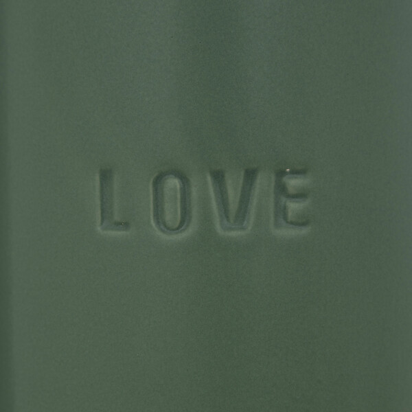 ATMOSPHERA - Vase céramique Avi - Vert jade - Diam.10xH.20cm - large
