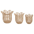 ATMOSPHERA - Panier jute flo nat x3 - vignette