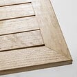 OVIALA - Ensemble de jardin table et 4 chaises aluminium et bois - Times square - vignette