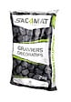 SACAMAT - Galets Noir Ebène 40/60   25kg - vignette