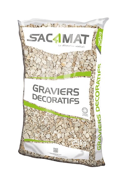 SACAMAT - Graviers Jaune de la Marne - 5-15mm - 25kg - large