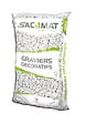 SACAMAT - Graviers Roulés Blanc de Carrare 15/25   25kg - vignette