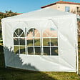WERKAPRO - Côté de tente fenêtre blanc 2.9 x 1.9 m - vignette