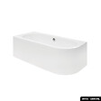 BESCO - Baignoire d'angle 150 x 75 cm - avec tablier blanc et repose tête offert | AVITA - Gauche - vignette