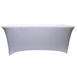 WERKAPRO - Housse nappe pour table pliante 240cm  Blanche - vignette
