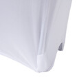 WERKAPRO - Housse nappe pour table pliante 240cm  Blanche - vignette