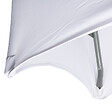 WERKAPRO - Housse nappe pour table pliante 240cm  Blanche - vignette