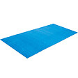 SUMMER WAVES - Tapis de sol bleu pour piscine Summer Waves 3,91 x 7,56 m pour piscine Ø 3,05 x 6,10 m - vignette