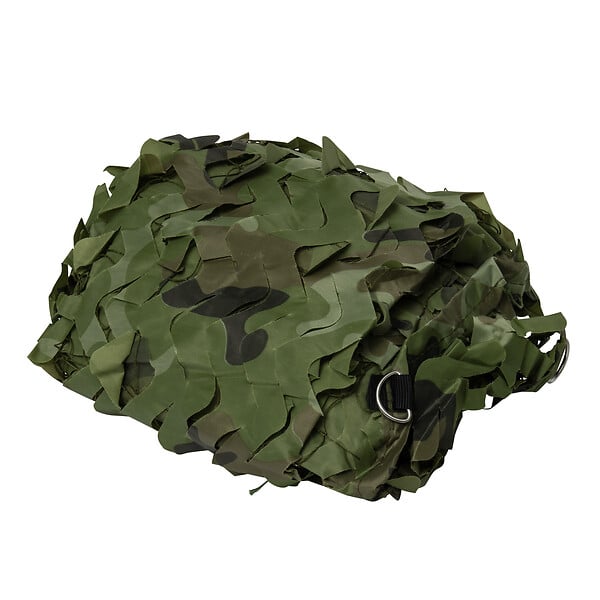 WERKAPRO - Toile d'ombrage ajourée camouflage  3 x 3 mètres (9m²) - large