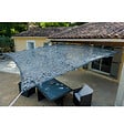WERKAPRO - Toile d'ombrage ajourée grise 120 g/m2 2 x 3m - vignette