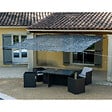 WERKAPRO - Toile d'ombrage ajourée grise 120 g/m2 2 x 3m - vignette