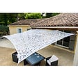 WERKAPRO - Toile d'ombrage ajourée blanche 3 x 3m - vignette