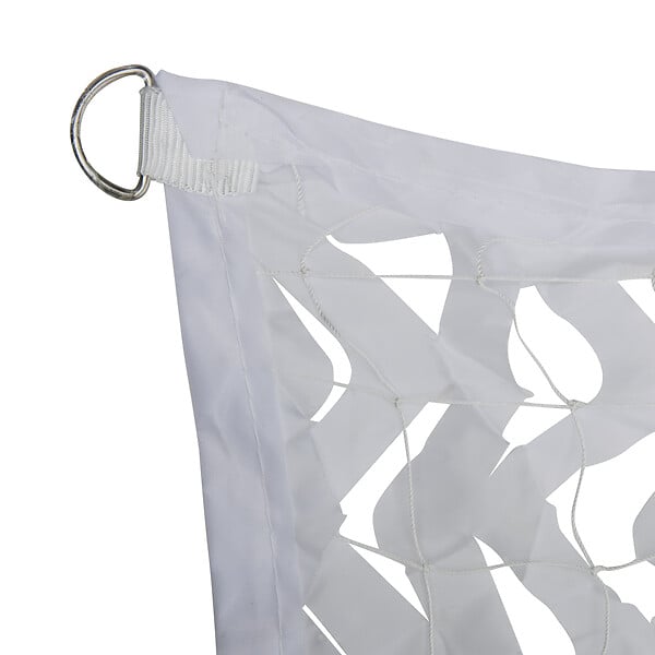 WERKAPRO - Toile d'ombrage ajourée blanche 3 x 3m - large