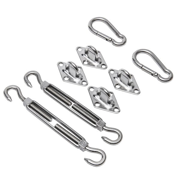 WINDHAGER - Kit de fixation pour voile d'ombrage Windhager - large