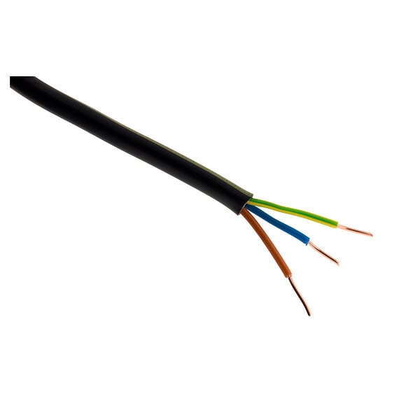 ZENITECH - Câble électrique U-1000 R2V 3G2,5mm² noir - 10m - Zenitech - large