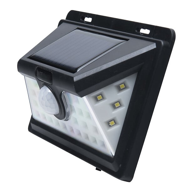 WERKAPRO - Applique solaire à led et détecteur de mouvement  32Leds-160 lumens - large