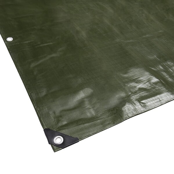 WERKAPRO - Bâche multifonctions noire et verte 240 g/m2 WERKA PRO 10 x 15 m - large