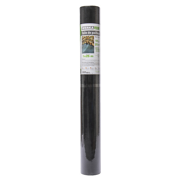 WERKAPRO - Toile de paillage 100g/m2  1 x 25m - large