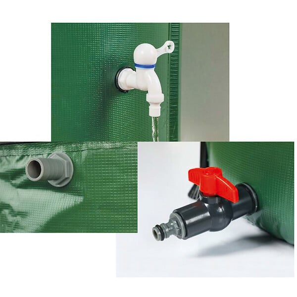 WERKAPRO - Récupérateur d'eau de pluie avec cuve  250 L - large