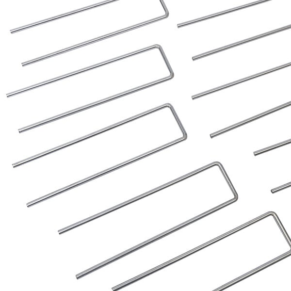 WERKAPRO - Lot de 40 Agrafes métalliques galvanisée   15x4cm - large