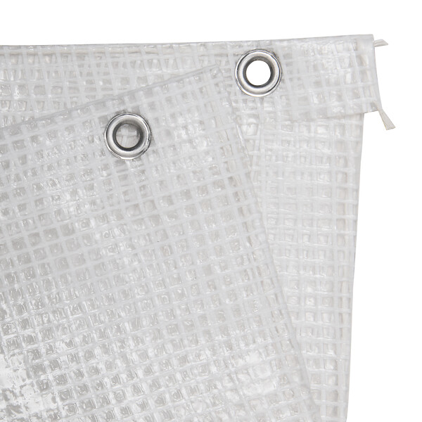 WERKAPRO - Bâche transparente 300 g/m2  4 x 8 m - large