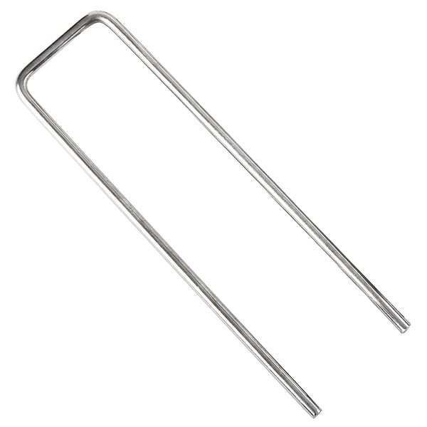 WERKAPRO - Lot de 10 Agrafes métalliques galvanisées   15x4cm - large