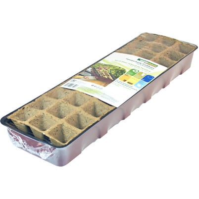 WINDHAGER - Serre avec 30 pots  54,5 x 16,5 x 11cm - large
