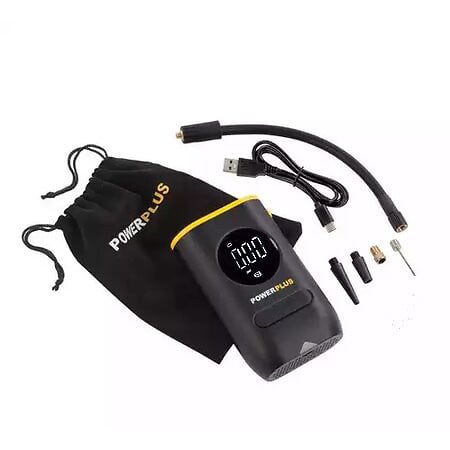 POWERPLUS - Gonfleur à batterie Li-ion 2ah - large